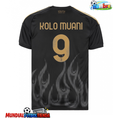 Camiseta Juventus Randal Kolo Muani #9 Tercera Equipación Replica 2026-27 mangas cortas